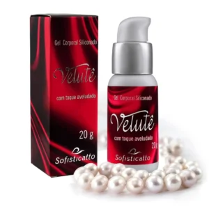 Kit Gel Massagem com Colar de Pérolas Velute Sofisticatto