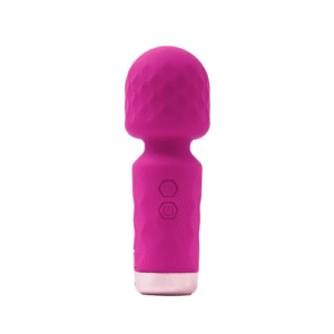Mini Varinha Mágica Hero Rosa – Recarregável – 10 Vibrações – 11,5 cm
