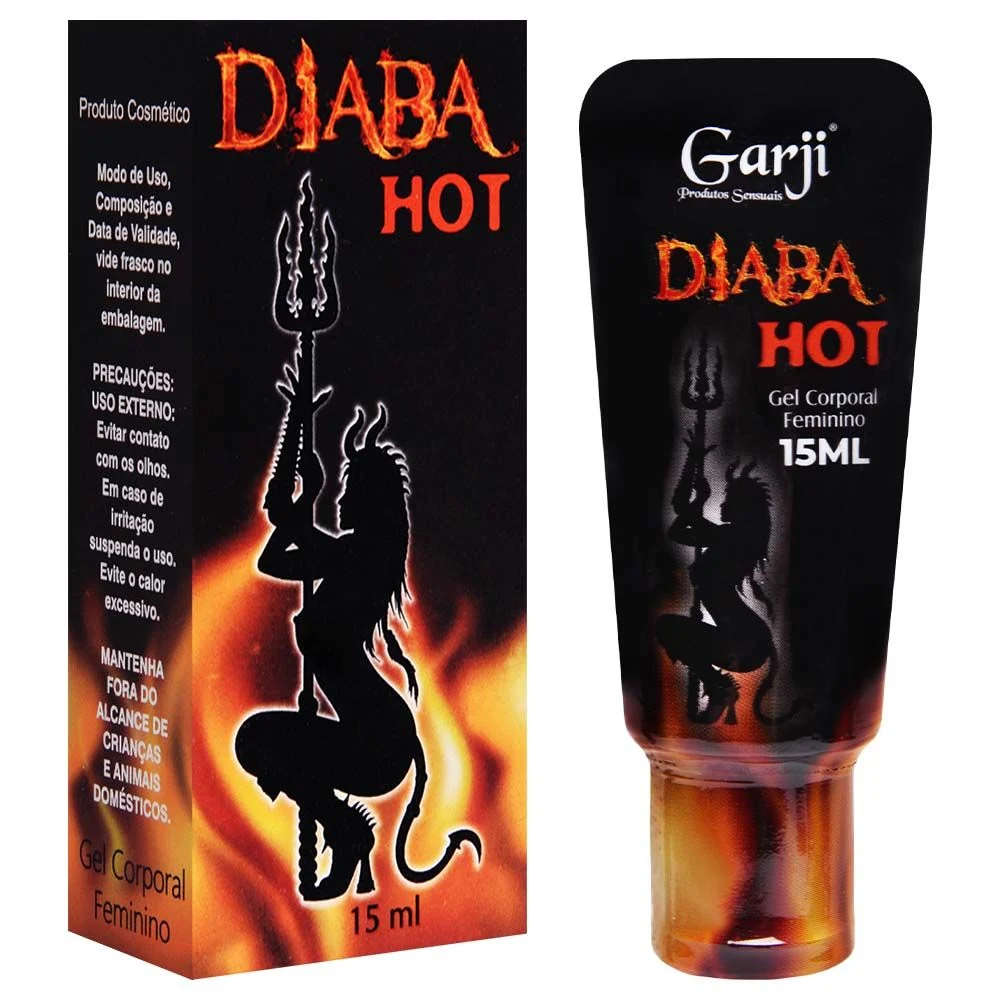 Excitante feminino gel Diaba Hot 15ml Garji bisnaga