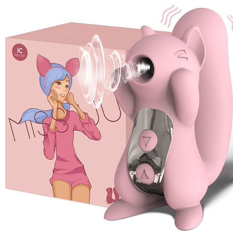 Vibrador Estimulador Sugador De Clitoris com 5 modos de pulsação e 10 Vibrações