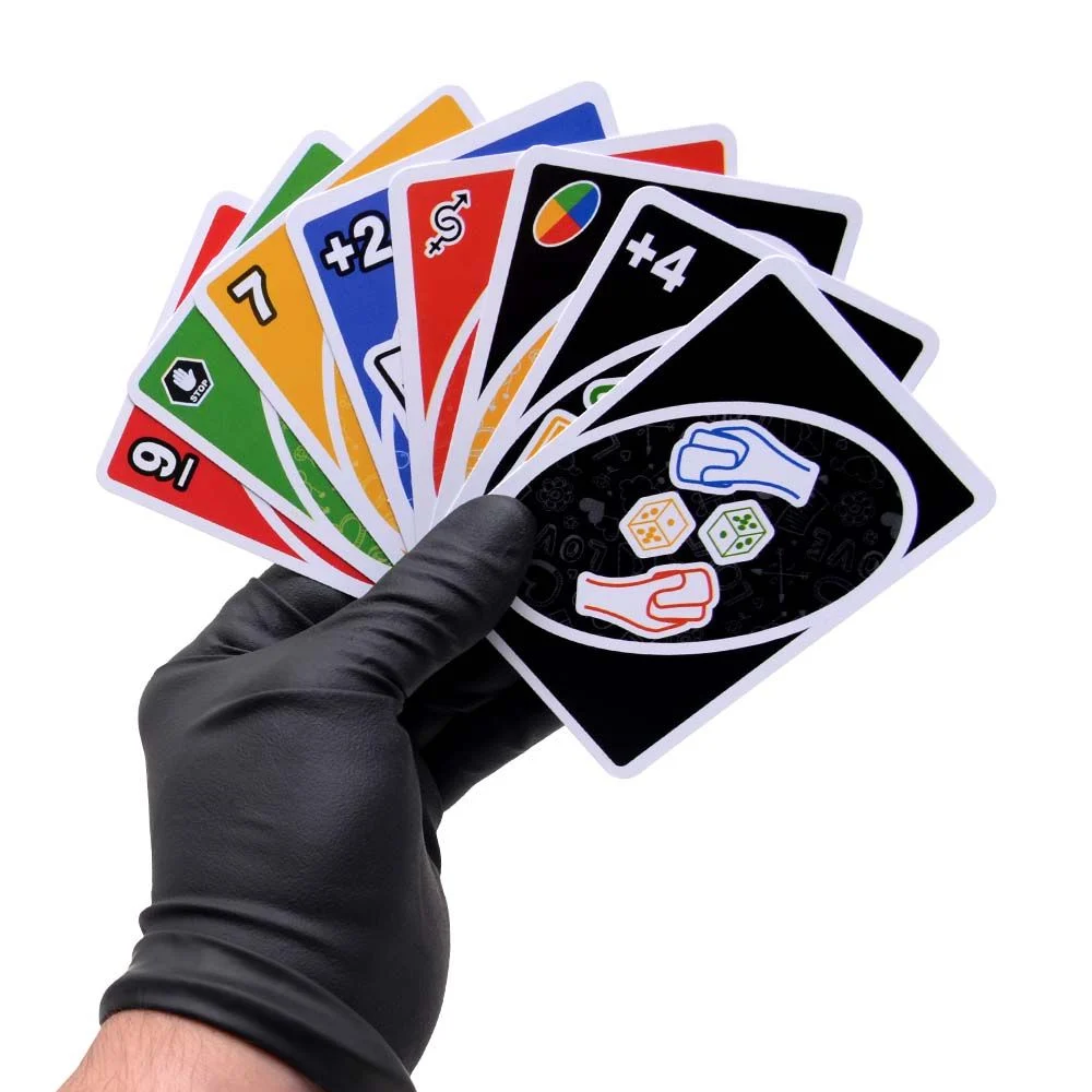 Jogo de cartas erótico Mau Mau Diversão ao Cubo 65 cartas para casal