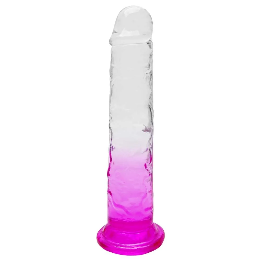 Dildo Realístico Roxo 19,5 cm Prótese Pênis Sem Vibro - SI