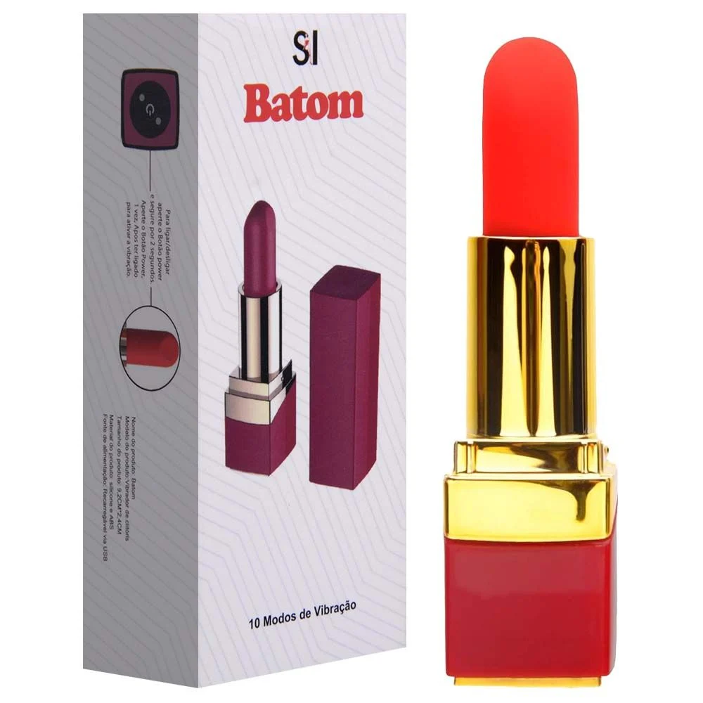 Vibrador de Clitóris Batom 10 Modos de Vibração - SI - Imagem 4