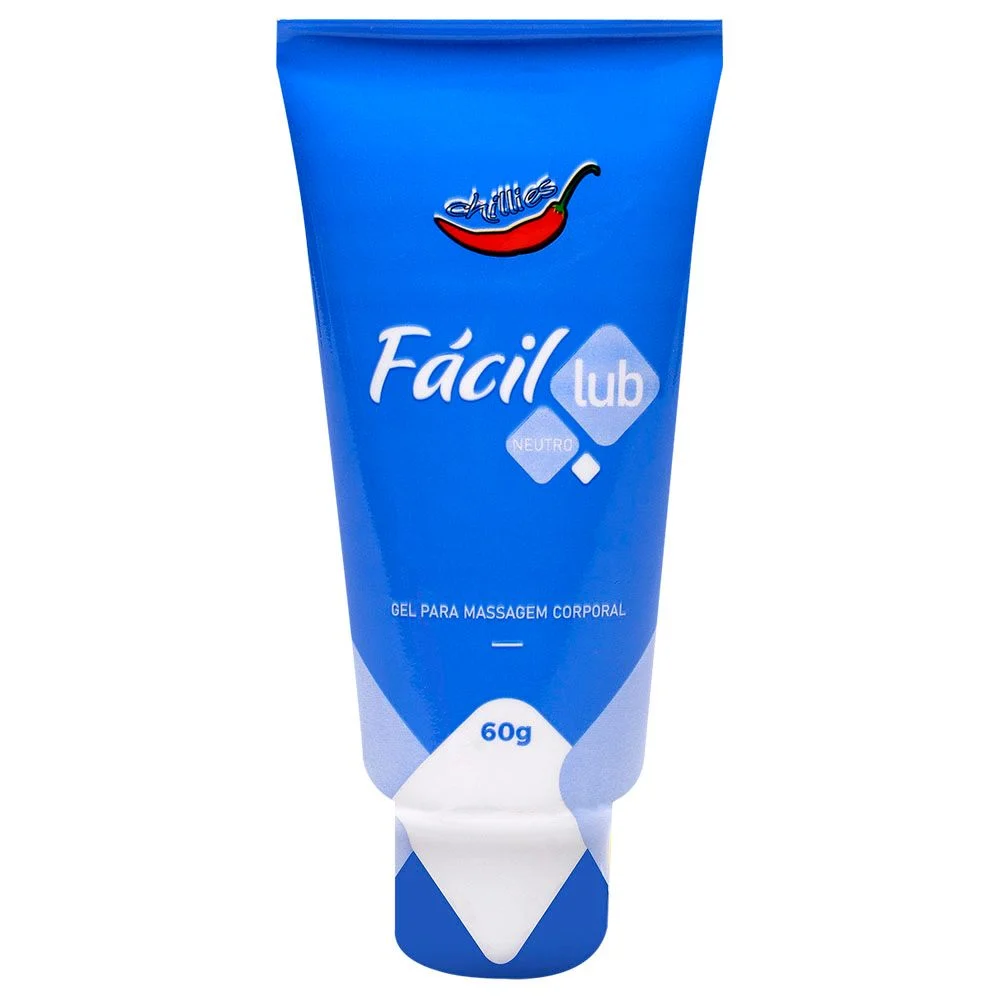Lubrificante Íntimo Neutro Fácil Lub Gel 60g Chillies aquecimento