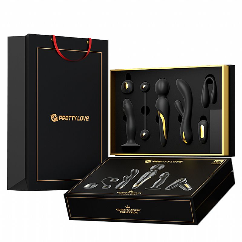 Kit com 6 Vibradores Queen Luxury - Pretty Love - Imagem 2