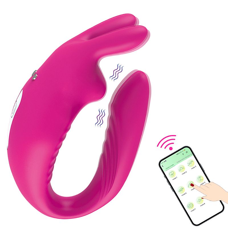 Vibrador de Casal - Controle Via Celular - À Longa distância - SI - APP - Imagem 2