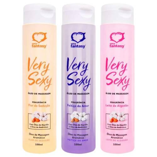 Very Sexy Óleo Massagem Sensual 100Ml - Sexy Fantasy