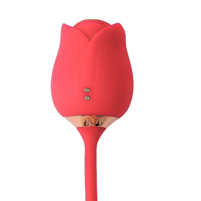 Vibrador Pulsante Flowery PRO SI Rosa - Estimulador Clitoriano e Ponto G com 10 Modos - Imagem 4