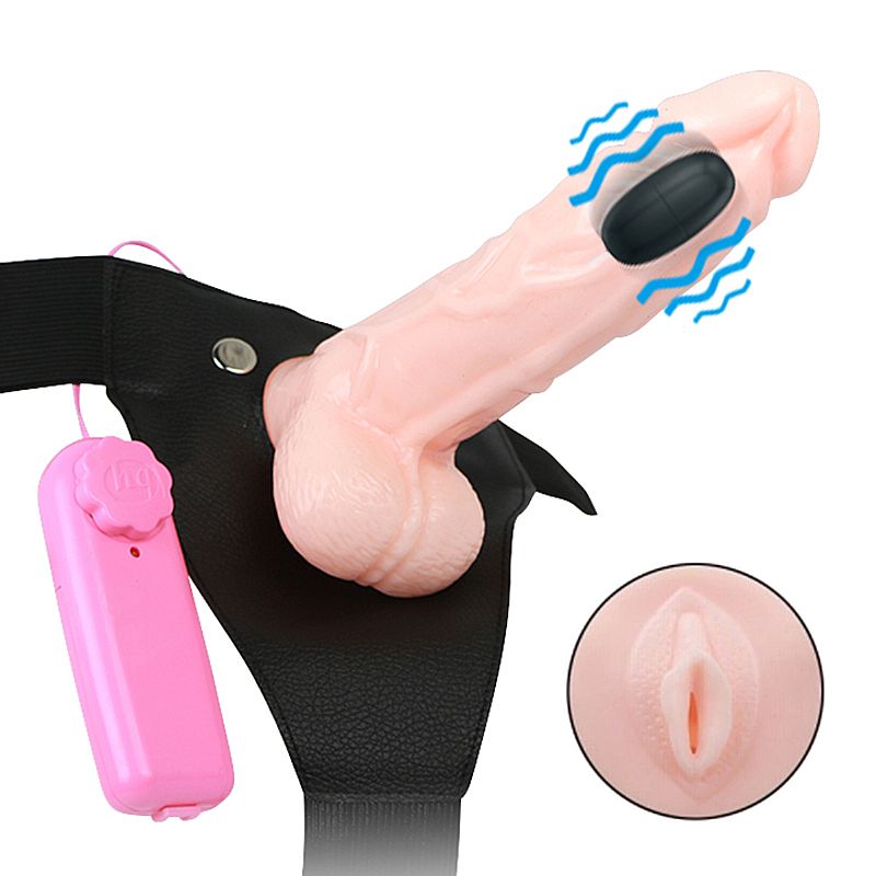 Capa Peniana com Cinta e Vibrador - Com vagina - 20,0 X 4,0 Wear Pênis - SI - Imagem 7
