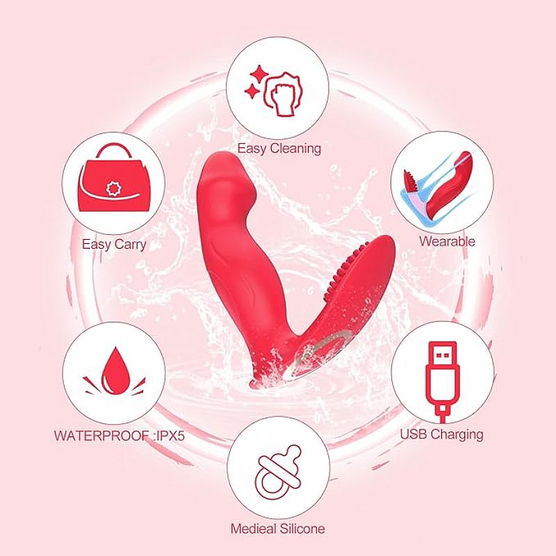 Vibrador de Ponto G e Clitóris - Controle Via Celular - 10 Modos de Vibração e Estimulação via APP Bluetooth - SI - Imagem 4