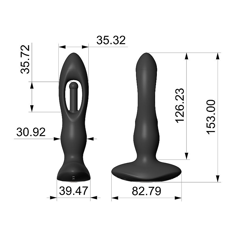 Plug Anal com Função Dedilhar e Vibração - Imagem 3