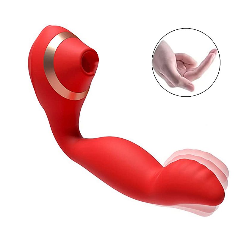 Vibrador de Ponto G e clitóris com Pulsação e Dedilhar - SI