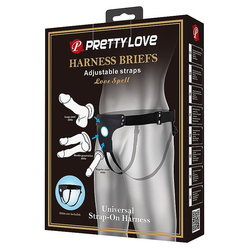 Cinta Peniana (Strap on Harness) Tamanho Único - Pretty Love com Alça de Nylon Ajustável - Imagem 5