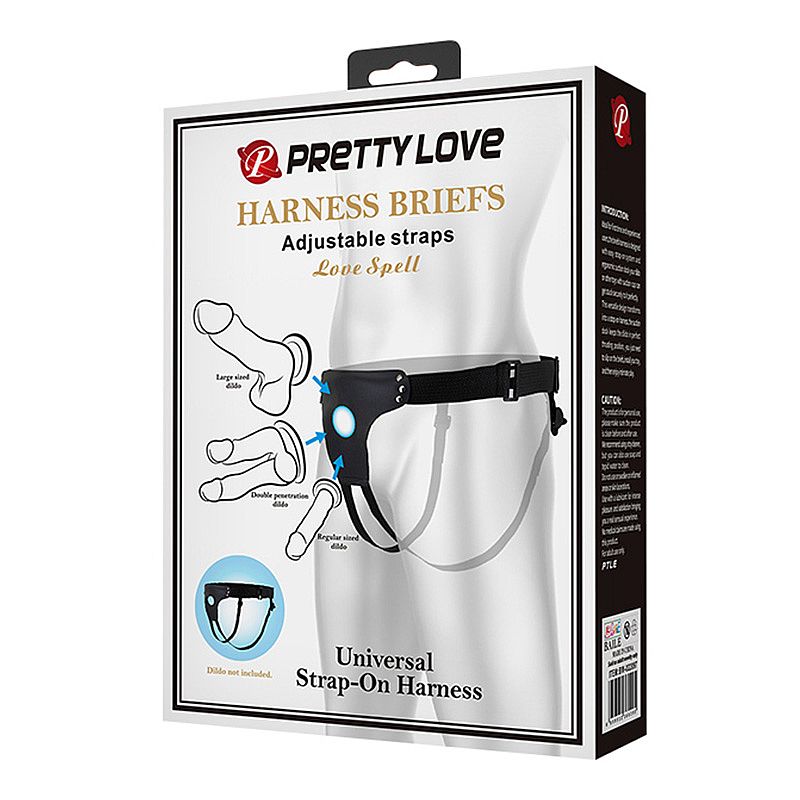Cinta Peniana (Strap on Harness) Tamanho Único - Pretty Love com Alça de Nylon Ajustável - Imagem 6