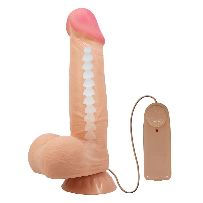 Pênis Realístico - Vibrador de Multi-Velocidade - Sliding Skin - 21.8x4.6 - BAILE - Imagem 4