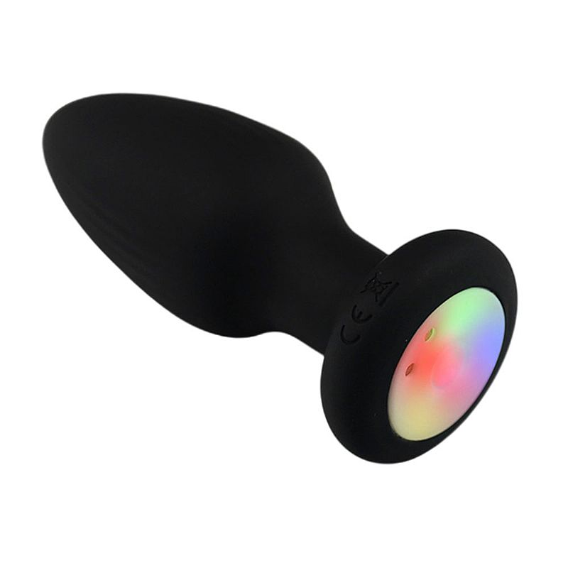 Plug Anal em Silicone com Rotação e Luz de Led - Recarregável - 9,6x3,6 - SI - Imagem 4