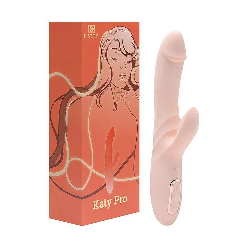 Katy PRO Kisstoy: Vibrador Ponto G/Clitóris, 9 Vibrações/Impulsos, 3 Estimulações Clítoris, Silicone, Silencioso, Recarregável, À Prova dÁgua