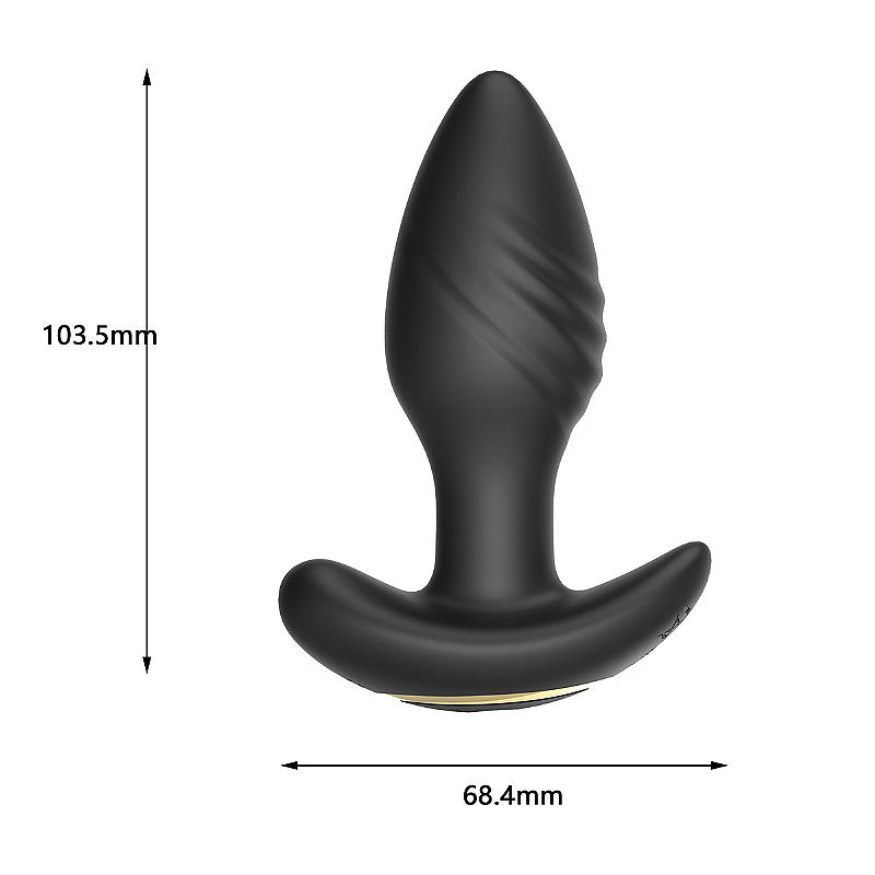 Plug Anal em Silicone - Controle Via Celular - Recarregável - Via APP À Longa Distância - SI - Imagem 4