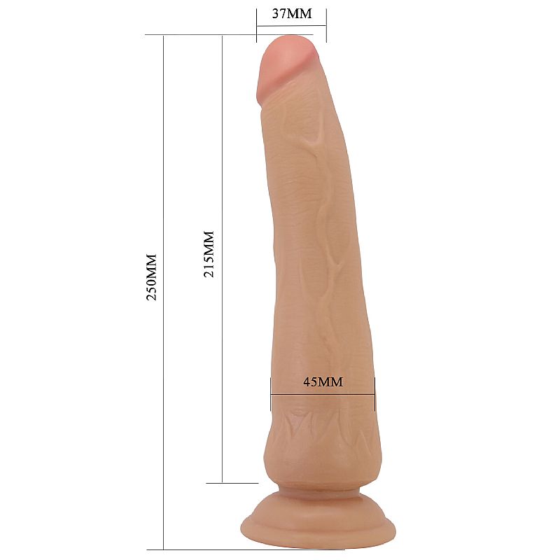 Dildo Realístico Dupla Camada Tiemeyer Bege 21,5x4,5cm Pretty Love - Imagem 6