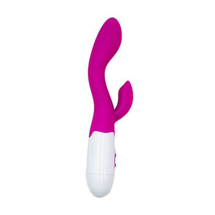 Vibrador Duplo Estímulo Lilás - Ponto G e Clitóris - 30 Vibrações Diversificadas, Design Elegante