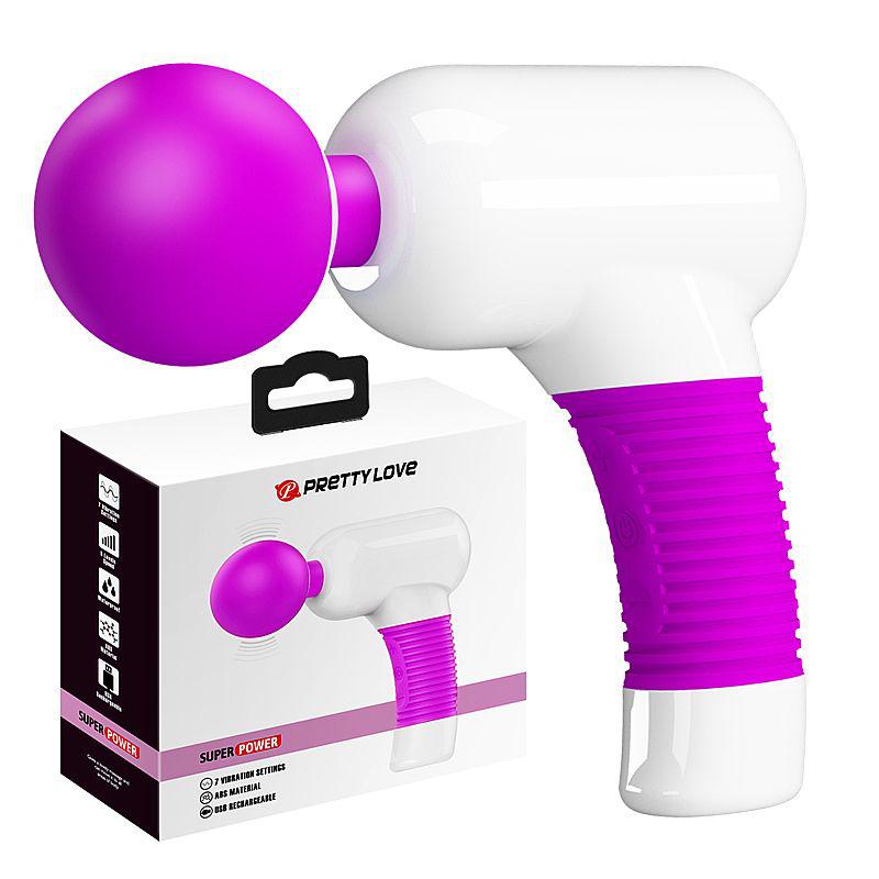 Vibrador e Estimulador Com 7 tipos de vibrações - Super Power - Pretty Love