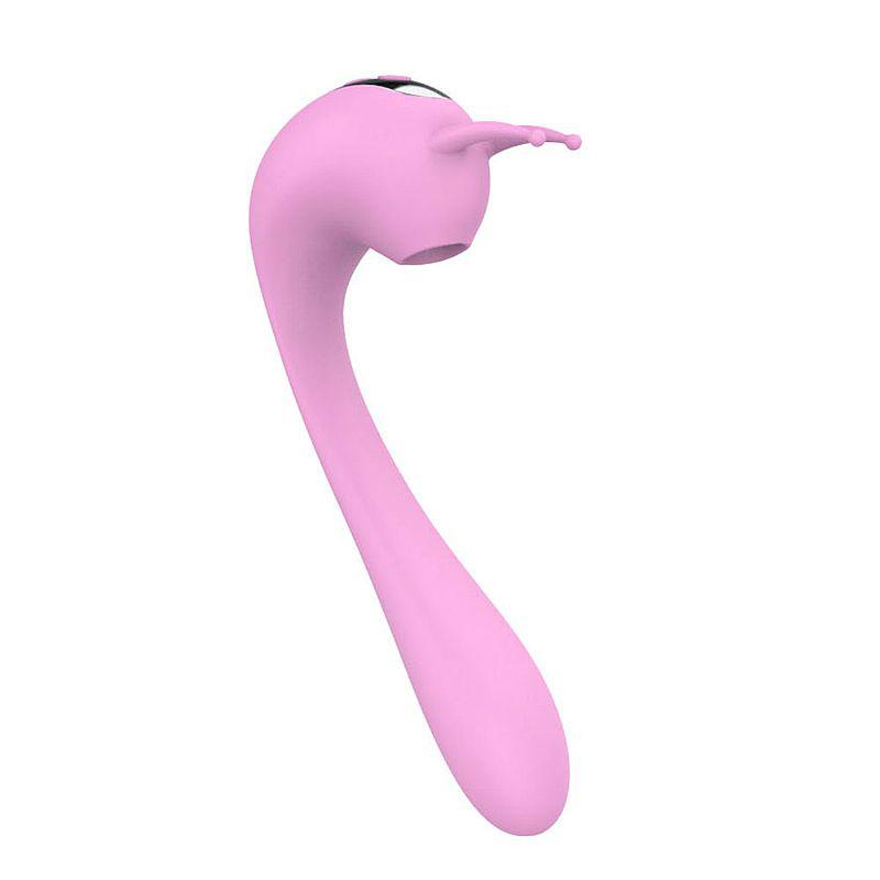 Vibrador clitoriano com pulsação Green Baby 17 modos recarregável