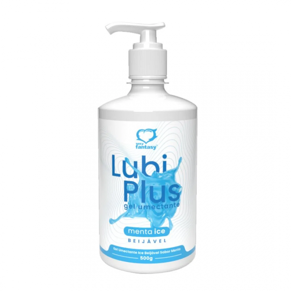 Lubi Plus Lubrificante com Sensação Ice Beijável 500g Sexy Fantasy - Refresque Seus Momentos Íntimos
