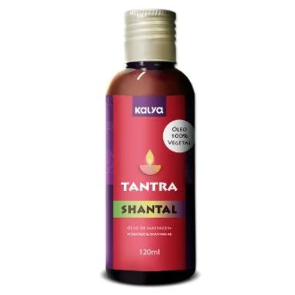 Óleo para massagem tântrica Shantal Kalya 120ml – 99% natural