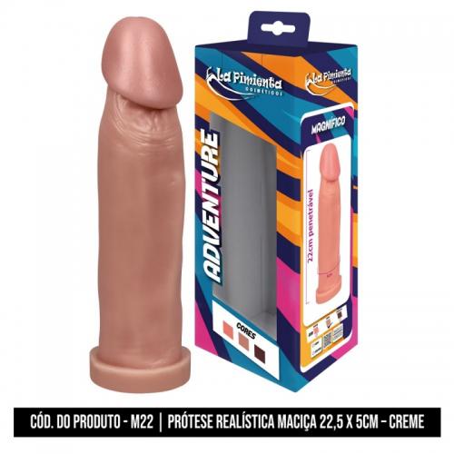 Prótese Realística Maciça 22 X 5cm – Creme
