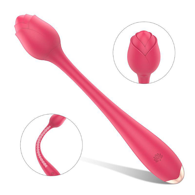 Vibrador dupla ação ponto G e clitóris Lostus S-Hande 9 vibrações