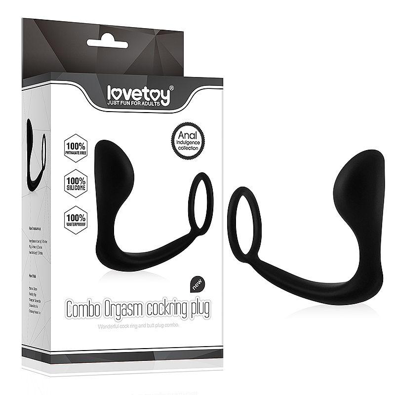 Estimulador de Próstata & Anel Peniano Duo Intenso - Mais Ereção e Prazer Anal Lovetoy Sexy Import