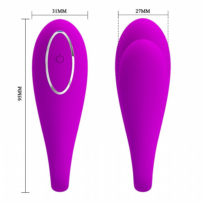 Vibrador August para Casais Recarregável c/ Bluetooth e 12 Vibrações - Imagem 4