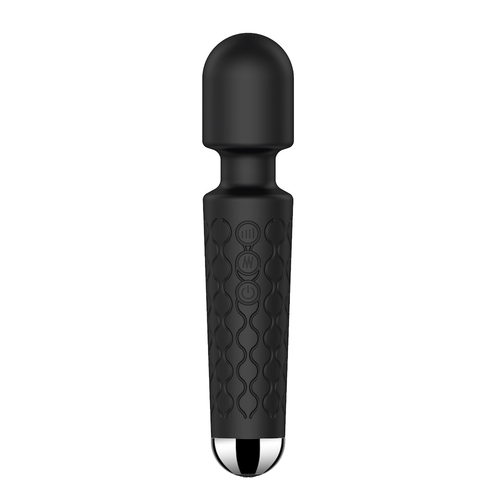 Estimulador de clitóris varinha mágica YOUVIBE preta 20 vibrações