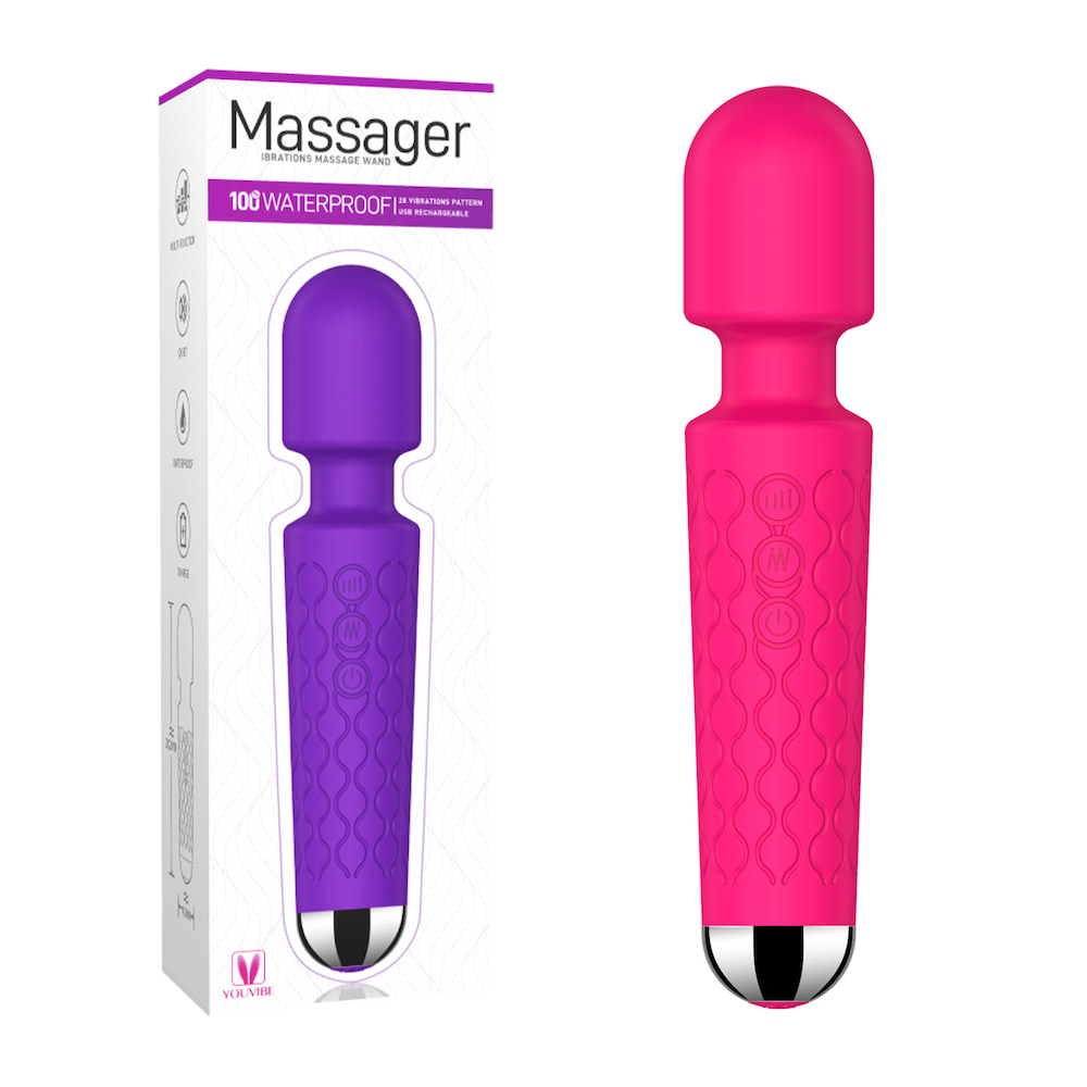 Estimulador de Clitóris Varinha Mágica Cor Pink 20 Vibrações - Imagem 5