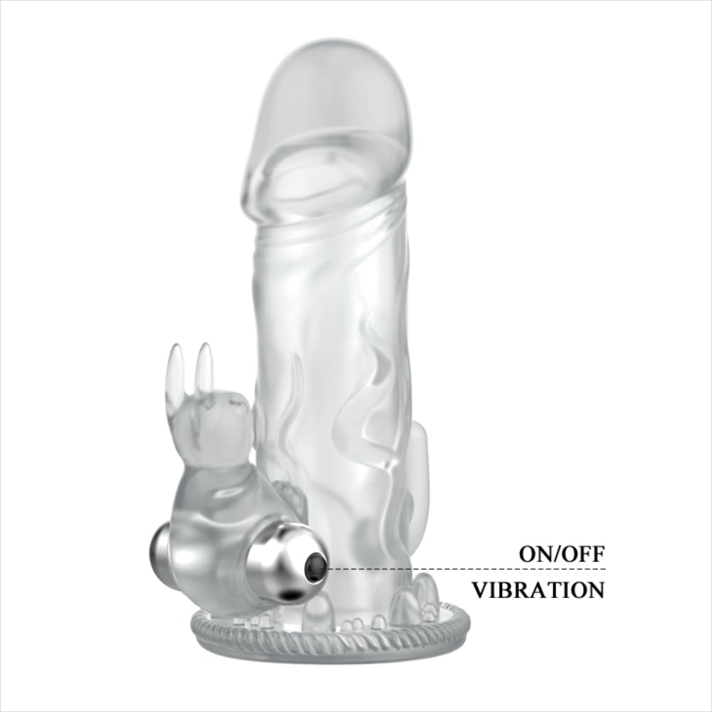 Capa Peniana Estimuladora Coelho Vibro Baile Brave Man Gtoys - Imagem 9