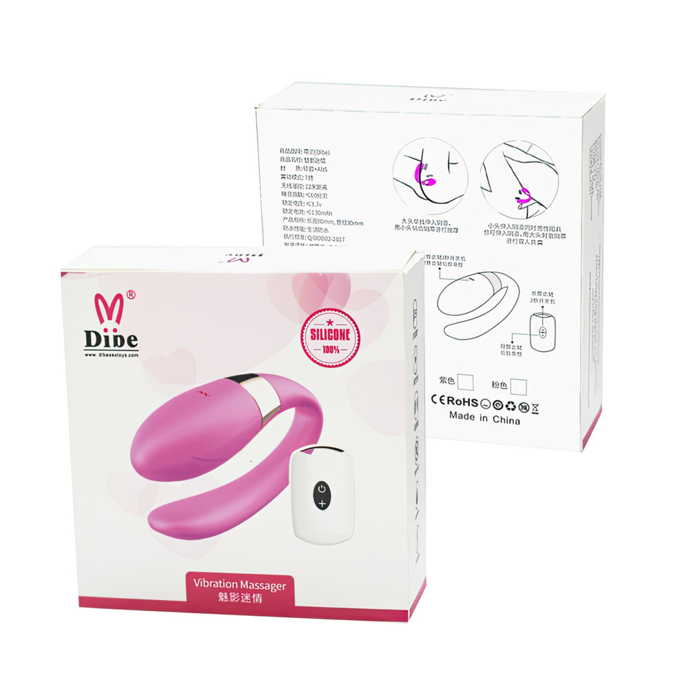 Vibrador de Casal Crypl 7 Vibrações Com Controle Remoto Rosa - Imagem 3