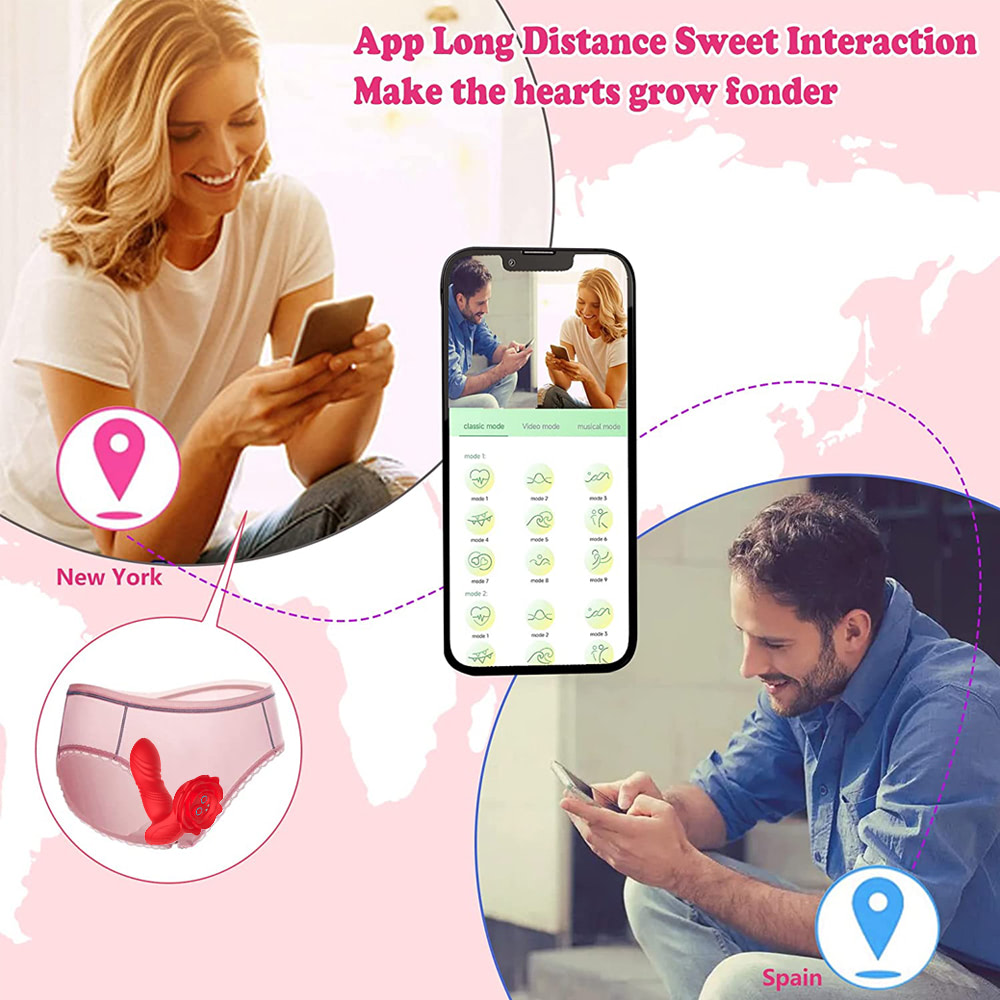 Vibrador Ponto G e Clitóris com App SI – 9 Modos - Imagem 5