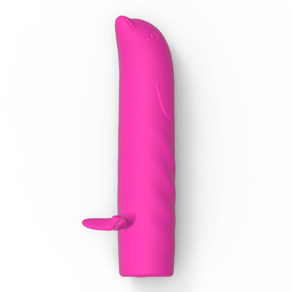 Mini Vibrador Golfinho Recarregável Ponto G 10 Modos - Imagem 3
