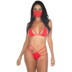 Mini Fantasia Ninja Pimenta Sexy - Imagem 3