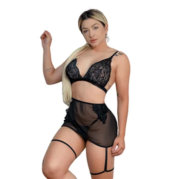 Conjunto Lingerie de Renda Juliette Tallyta - Imagem 3
