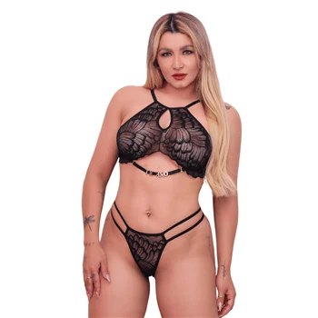 Conjunto lingerie personalizado Tallyta sensual e exclusivo - KMV Sex Shop