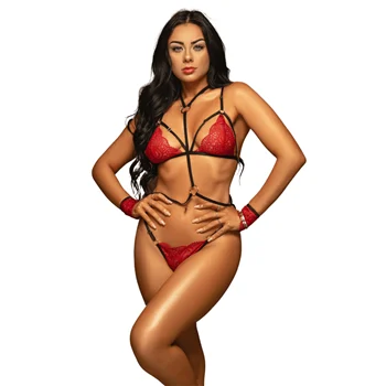 Conjunto Lingerie Prisioneira Tallyta – Sedução Total - Imagem 3