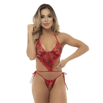 Conjunto Sensual Greta - Sapeka: Domínio e Sedução em Renda - Imagem 3