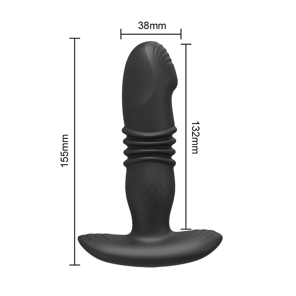 Plug Anal com 10 modos de vibração e 10 modos de vai e vem,com Controle Remoto - YOUVIBE - Imagem 5