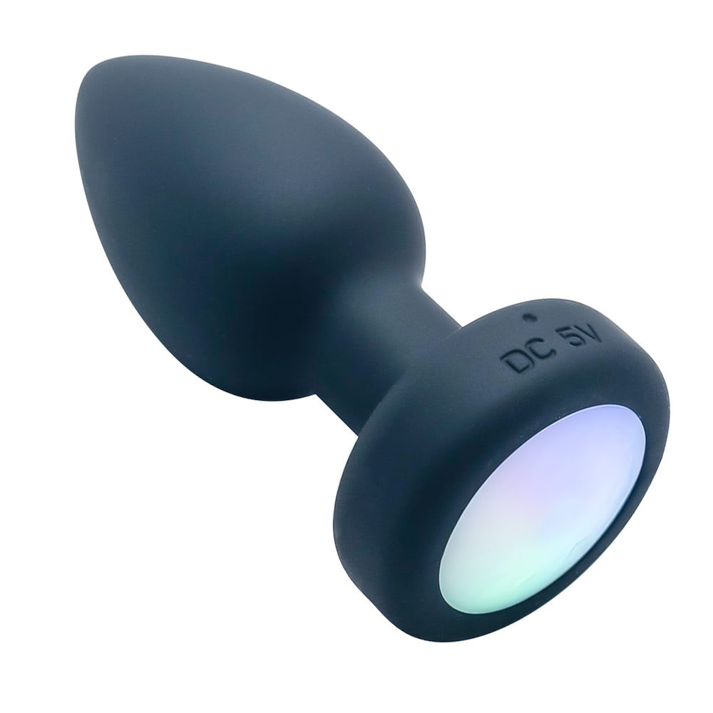 Plug Anal em Silicone com LED,com 10 Modos de Vibração e Controle Remoto sem Fio - Imagem 3