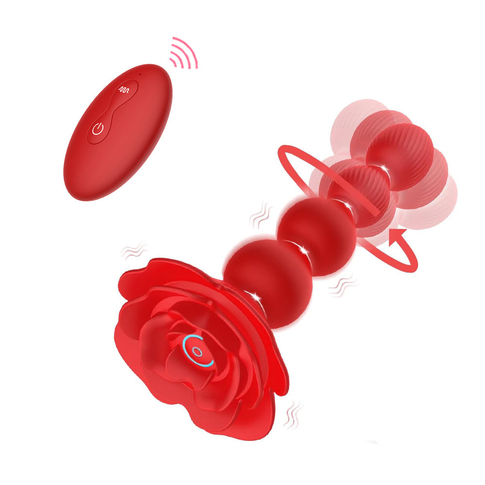 Plug Anal Vibratório com Rotação 10 Modos e Controle Remoto - Imagem 3