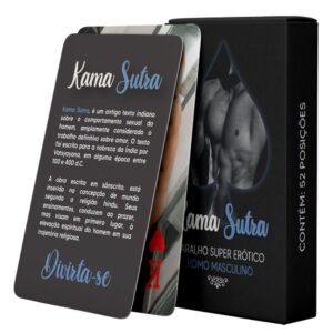 Baralho Kama Sutra Gay Super Erótico 55 Cartas Copag