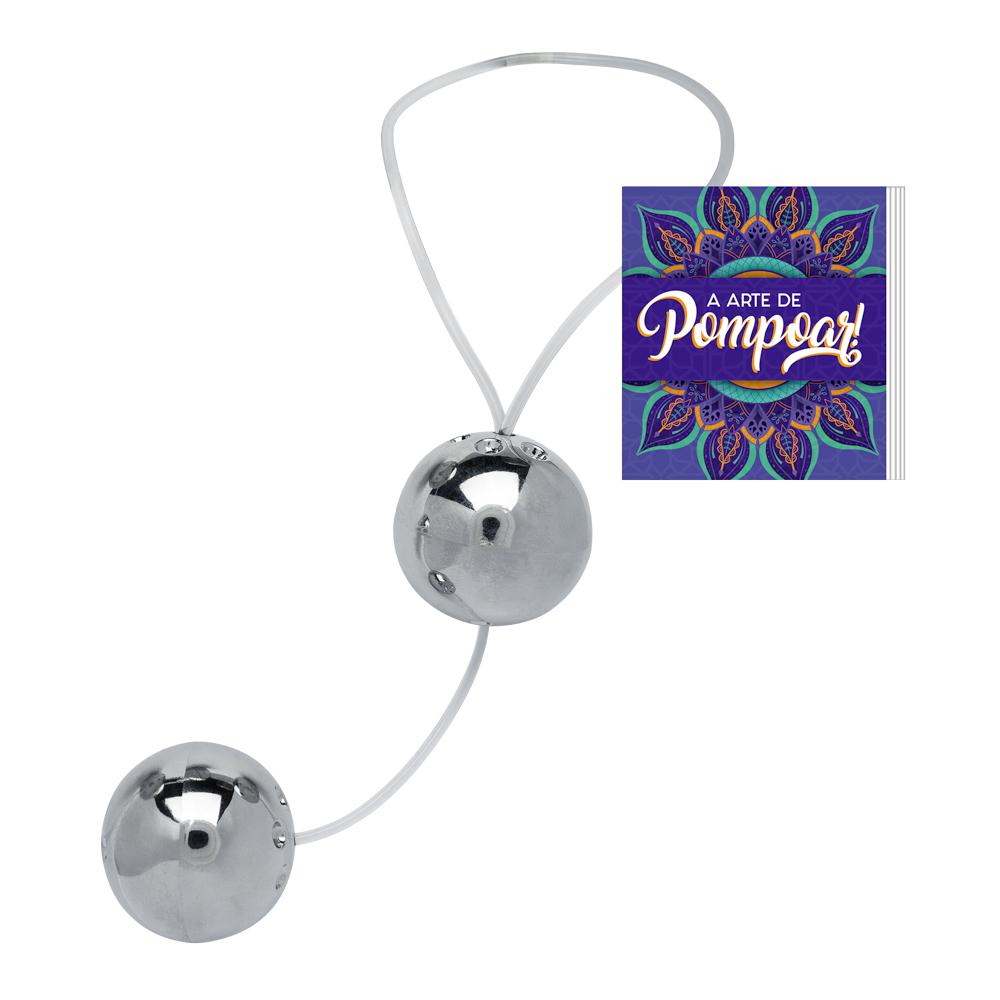 Bolinhas de Pompoar com 2 Cromadas + Manual