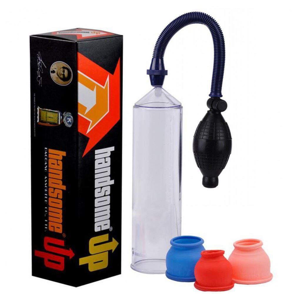 Bomba Manual C/ 3 Anéis E Pera Handsome Up Importação