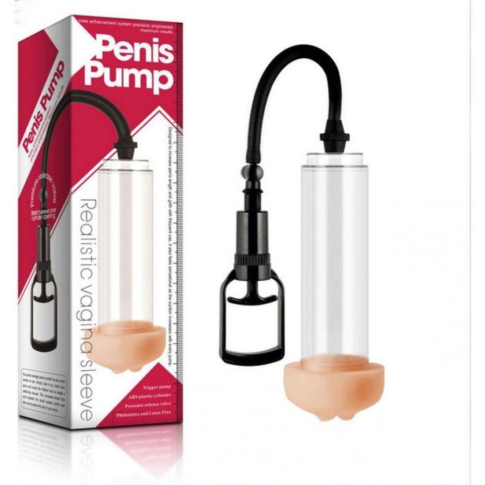 Bomba Peniana Manual Com Vagina Cyberskin Penis Pump